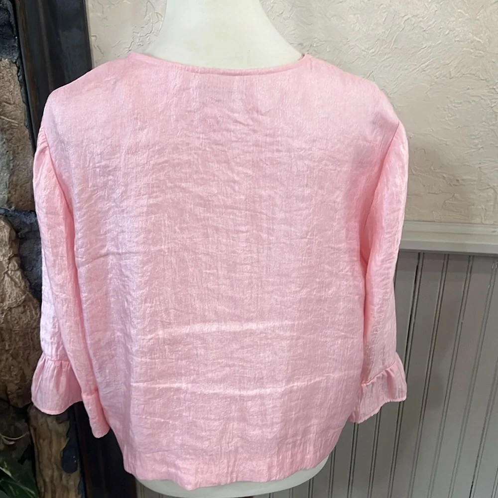 Ruby Rd. Pink Blouse - Picture 3 of 4